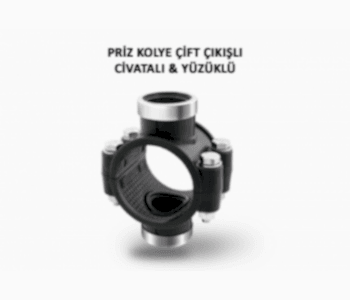 PRİZ KOLYE ÇİFT ÇIKIŞLI CİVATALI & YÜZÜKLÜ